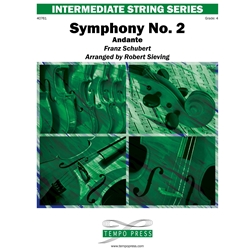 Tempo Press Schubert F Sieving R  Symphony No 2 Andante - String Orchestra