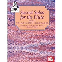 Mel Bay Mizzy McCaskill   Sacred Solos for the Flute Volume 1 - Book / Insert / Online Audio
