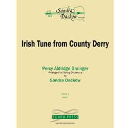 Tempo Press Grainger P Dackow S  Irish Tune from County Derry - String Orchestra
