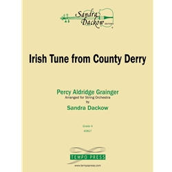 Tempo Press Grainger P Dackow S  Irish Tune from County Derry - String Orchestra