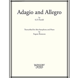 Wingert Jones Handel Rousseau E  Adagio and Allegro - Saxophone / Winds