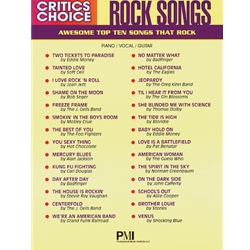 Prof Music Inst    Critics Choice - Rock Songs - Piano / Vocal / Guitar