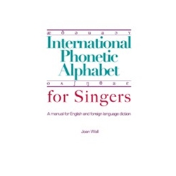 International Phonetic Alphabet For Singers - Text - Pst Inc