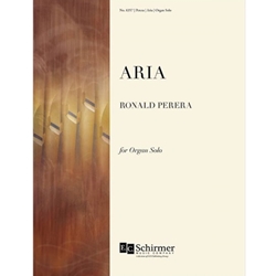 E C Schirmer Perera R   Aria for Organ Solo