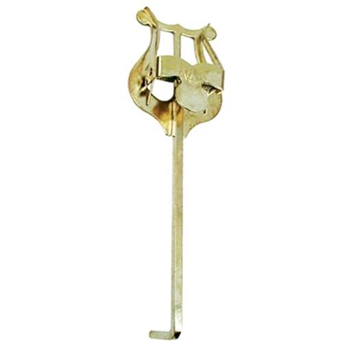 Amplate Thin Bent Stem Trumpet Lyre Gold Lacquer