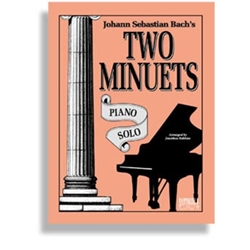 Santorella Bach Robbins  Two Minuets - Piano Solo Sheet