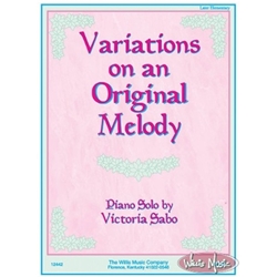 Willis Sabo   Variations on an Original Melody - Piano Solo Sheet