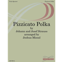 Tempo Press Strauss Missal  Pizzicato Polka - Viola Quartet