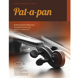 Grand Mesa de la Mannoye B Krug | Law  Pat-a-pan - String Orchestra