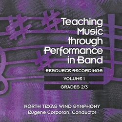 GIA Corporon E   Teaching Music through Performance in Band - Volume 1, Grades 2 & 3 - CD