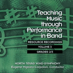 GIA Corporon E   Teaching Music through Performance in Band - Volume 3, Grades 2 & 3 - CD