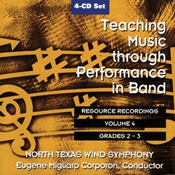 GIA Corporon E   Teaching Music through Performance in Band - Volume 4, Grades 2 & 3 - CD