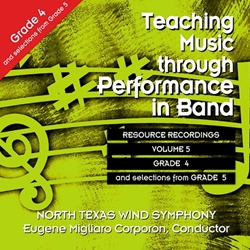 GIA Corporon E   Teaching Music through Performance in Band - Volume 5, Grades 4 & 5 - CD