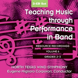 GIA Corporon E   Teaching Music through Performance in Band - Volume 6, Grades 2 & 3 - CD
