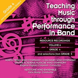 GIA Corporon | Stamp   Teaching Music through Performance in Band - Volume 6, Grades 4 & 5 - CD