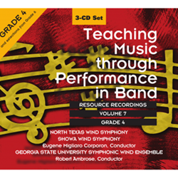 GIA Corporon E   Teaching Music through Performance in Band - Volume 7, Grade 4 - CD