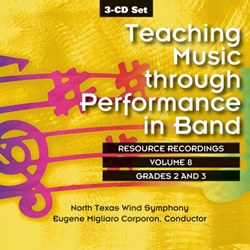 GIA Corporon E   Teaching Music through Performance in Band - Volume 8, Grades 2 & 3 - CD