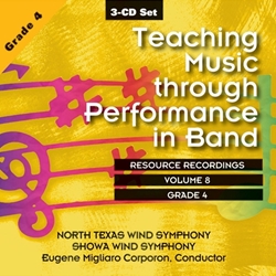 GIA Corporon E   Teaching Music through Performance in Band - Volume 8, Grade 4 - CD