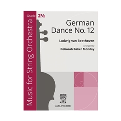 Carl Fischer Beethoven L Monday D  German Dance No 12 - String Orchestra