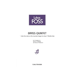 Carl Fischer Foss L   Brass Quintet