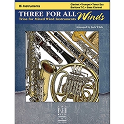 FJH Three for All Winds - B-Flat Instruments Wilds J