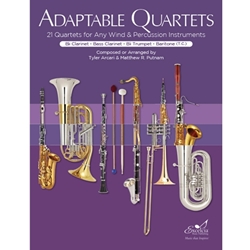 Excelcia Arcari / Putnam Arcari / Putnam  Adaptable Quartets for Bb Clarinet/Bass Clarinet/Bb Trumpet/Baritone T.C.