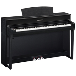 Yamaha CLP745B Clavinova with bench, Matte Black