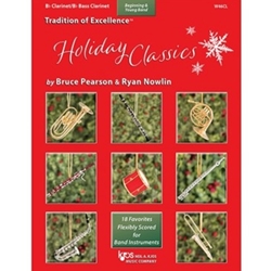 Kjos Pearson / Nowlin   Tradition of Excellence - Holiday Classics - Clarinet | Bass Clarinet