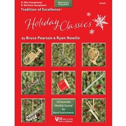 Kjos Pearson / Nowlin   Tradition of Excellence - Holiday Classics - Alto | Bari Saxophone