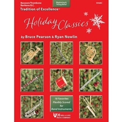 Kjos Pearson / Nowlin   Tradition of Excellence - Holiday Classics - Bassoon/Trombone/Baritone BC