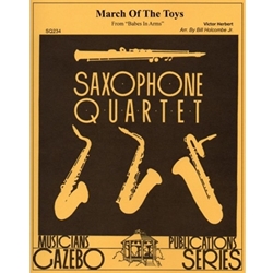 MusiciansPub Herbert Holcombe Jr  March Of The Toys for Saxophone Quartet
