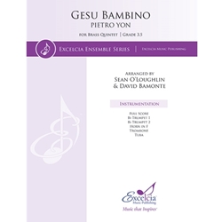 Excelcia Yon P O'Loughlin/Bamonte  Gesu Bambino for Brass Quintet