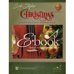 Excelcia  Traietta D  Solo Styles for Christmas – Viola – E-book