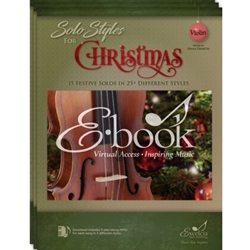Excelcia  Traietta D  Solo Styles for Christmas Strings E-book Set
