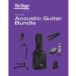 On Stage Acoustic Guitar Accessory Bundle