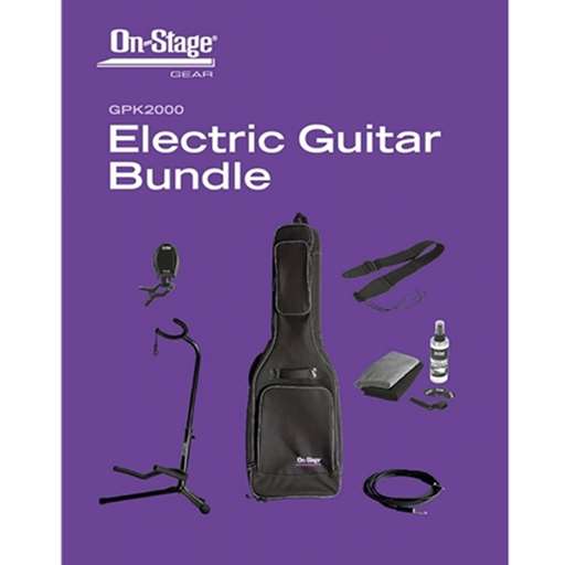 On Stage Electric Guitar Accessory Bundle