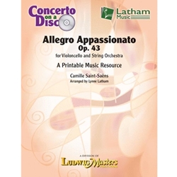 Latham Saint-Saens Latham  Allegro Appassionato Op. 43 for Violoncello and String Orchestra
