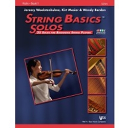 Kjos Various Mosier/Barden/Woolstenhulme  String Basics Solos Book 1 - Violin
