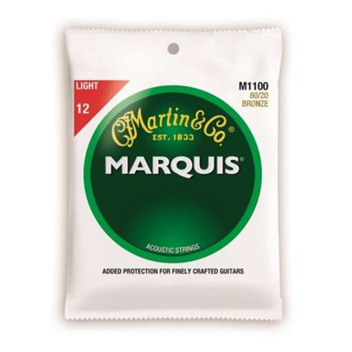 Martin M1100 Marquis Light Acoustic Guitar Strings