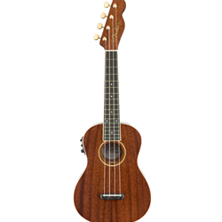 Fender 0971630076 Grace VanderWaal Signature Concert Ukulele - Dark Walnut Gloss