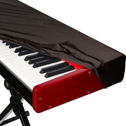 On Stage KDA7088B Spandex 88 Note Black Keyboard Dust Cover