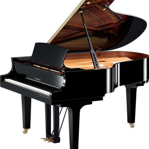 Yamaha C3XPE 6' 1" CX Series Grand Piano with Bench, Polished Ebony