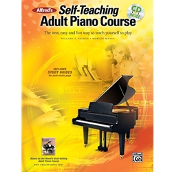 Alfred's Self-Teaching Adult Piano Course - Book | CD