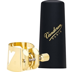 Vandoren M/O Series Gilded Alto Sax Ligature and Cap