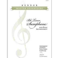 Kendor Master Repertoire - Tenor Saxophone Solo with Piano Accompaniment