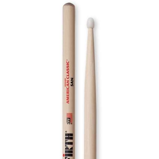 Vic Firth American Classic Hickory 5A Drumsticks, Nylon Tip