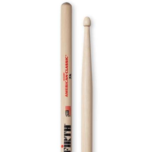 Vic Firth American Classic Hickory 7A Drumsticks, Wood Tip