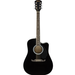 Fender FA125CE Acoustic Electric Guitar Black