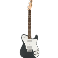 Squier Affinity Series Telecaster Deluxe Electric Guitar, Charcoal Frost Metallic