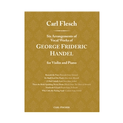 Six Arrangements of Vocal Works of George Frideric Handel - Violin and Piano